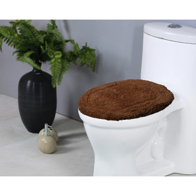 Couvercle de toilette 100% coton, doux et lavable à la machine 18 po x 18 po