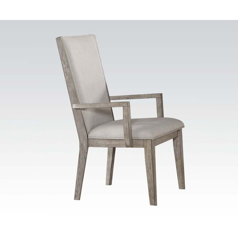 Gray Oak Extendable Dining Table Set with 12 Chairs