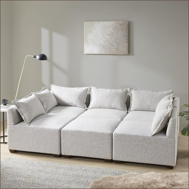 Repose-pieds moderne 100% polyester avec structure en bois massif, espresso foncé | Brun foncé | Bois massif
