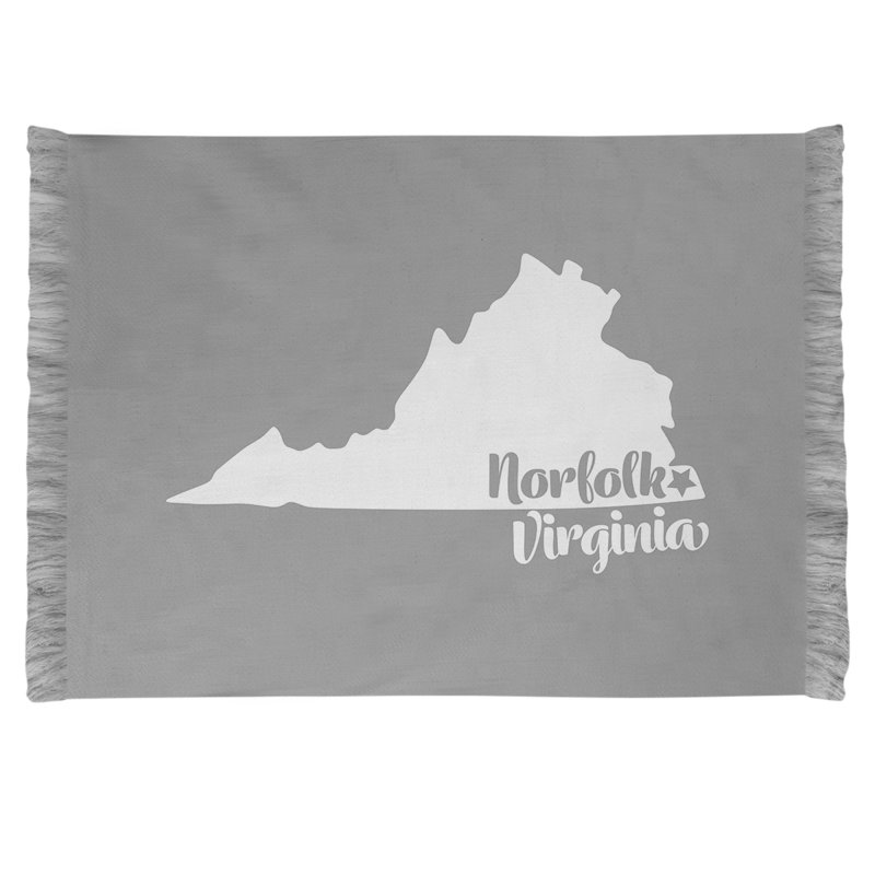 Tapis gris virginie de la surface norfolk
