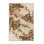 Tapis beige doux et moelleux à motif abstrait bord de mer Esmont