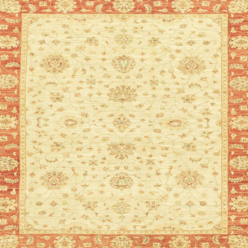 Tapis abstrait moderne 3402, Carré 6 pi