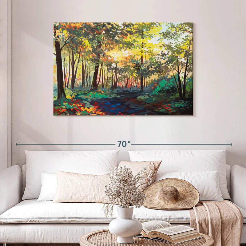Alvord Colourful Forest Foliage, 30" H x 45" W