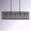 Lustre géométrique à îlot de cuisine à 5 lumières l 35,8 po Erelina