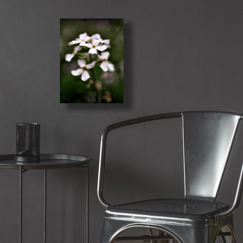 Art mural en verre Latitude Run® «Dames Rocket» par Rick Berk, H 16 po x l 12 po x P 0,13 po