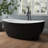 Tidal 60'' Acrylic Freestanding Tub Freestanding Soaking Bathtub-124883378