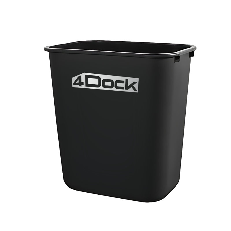 Office Trash Can - Square, 7 Gallon
