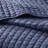 Full/queen Navy 3 Piece Quilt - Microfiber, Cotton Fill, Reversible, Improves Bedding Hygiene And Appearance Reversible For Enhances Durability