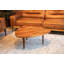 Table basse 37 "en bois de rose avec finition naturelle Nahima
