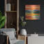Art mural en métal luxueux «Flower Hill Sunset 2» par Silvia Vassileva, 24 po x 24 po-115220975