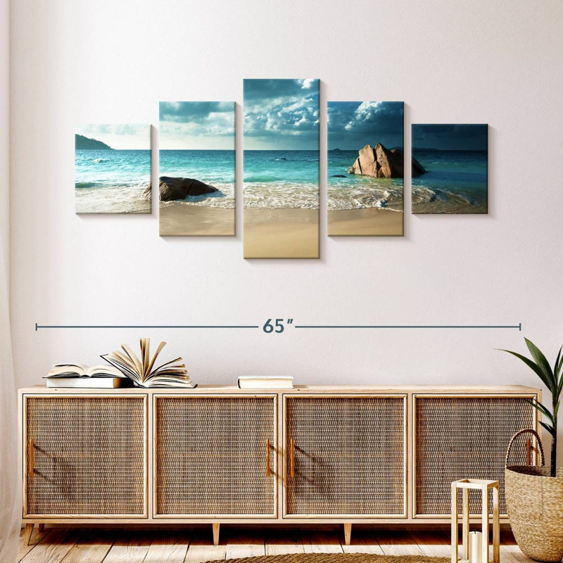 Anse Lazio Avajane, 24" H x 55" W