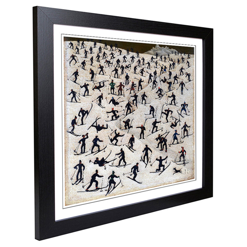 Franz Sedlacek - Single Picture Frame Painting, Black