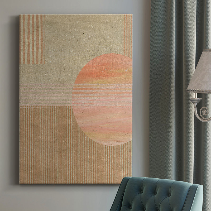 Adobe Sunrise II - peinture sur toile tendue, L 32 po x H 48 po