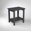 Ensemble de chaises berçantes toutes saisons avec table d'appoint, mobilier de patio 3 pièces à texture de bois, gris, confortable et durable