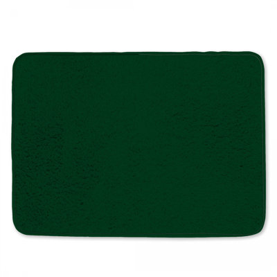 Solid Forest Green Bath Mat