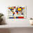 Aliaz World Map Abstract Mondrian Style I-107844798