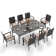 Sutiya Rectangular 8 - Person 82" Long Dining Set with Cushions