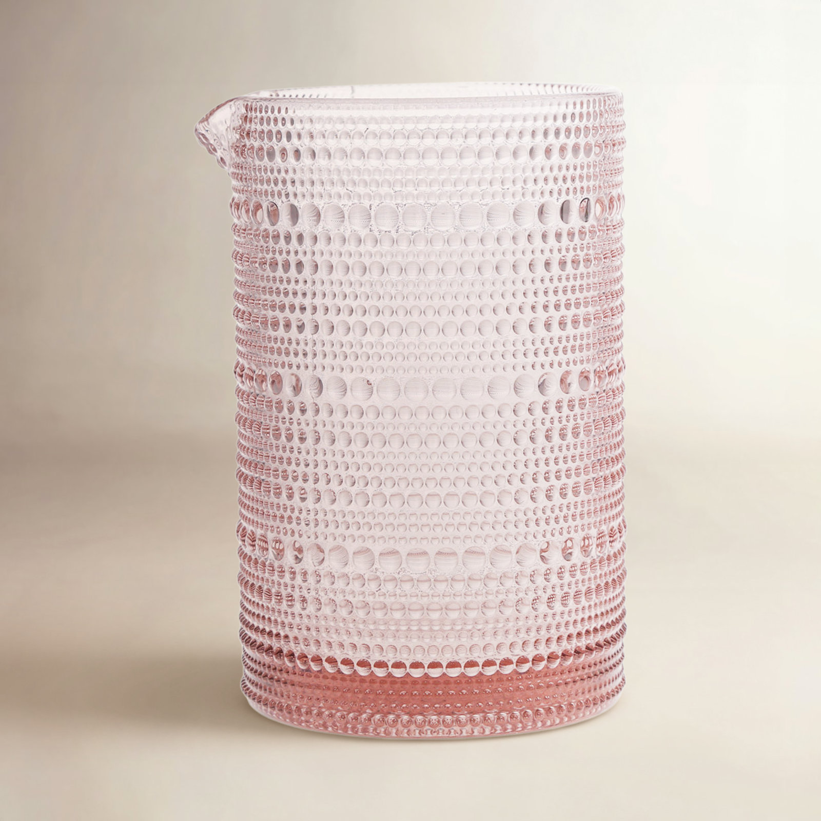 Jupiter Glass Carafe, Pink