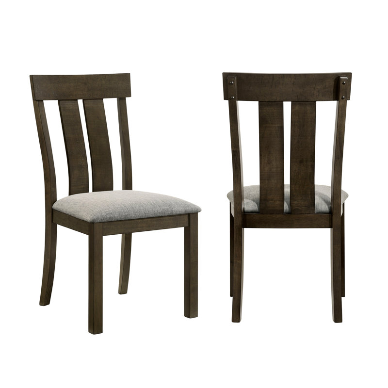 Ensemble de chaises de salle à manger rembourrées rustiques 2 pièces