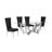 Lebanon Glass Top Trestle Dining Set-355821841-381428322