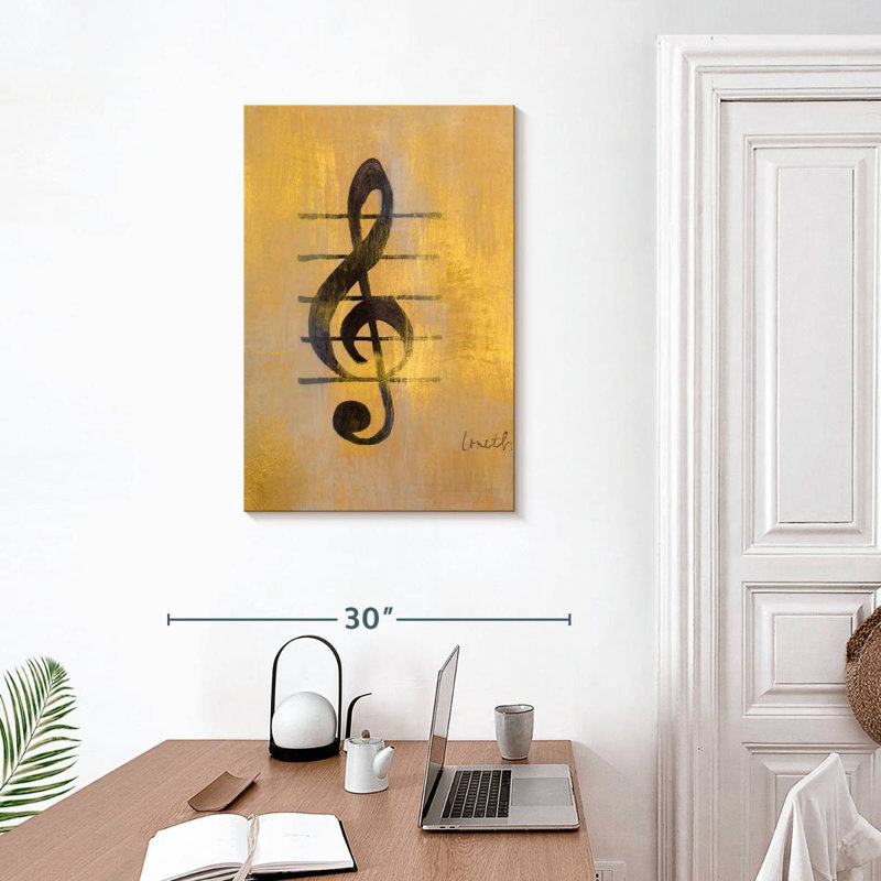 Abarca Treble Clef, 30" H x 20" W