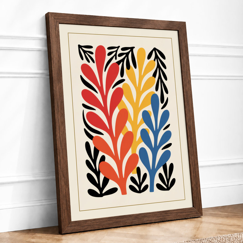 Forms Botanical - Print, Walnut, A1 - 84.1 x 59.4 cm