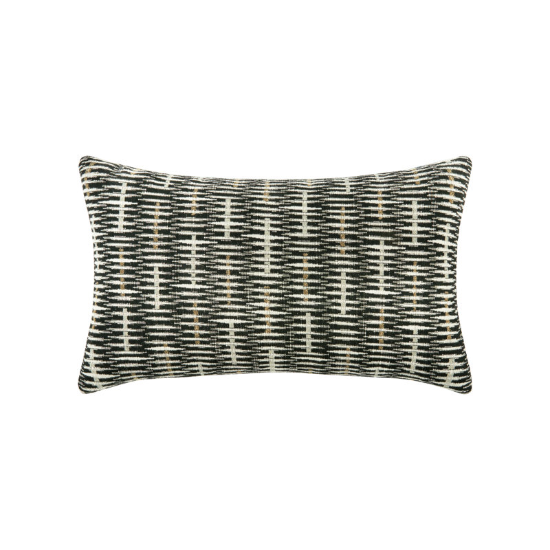 Intertwine Ebony Indoor & Outdoor Woven Accent Pillow