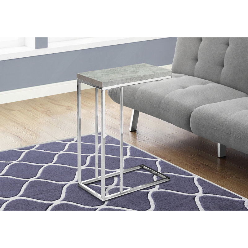 Table moderne, en forme de C, bout, côté, collation, salon, chambre à coucher, contemporain, moderne
