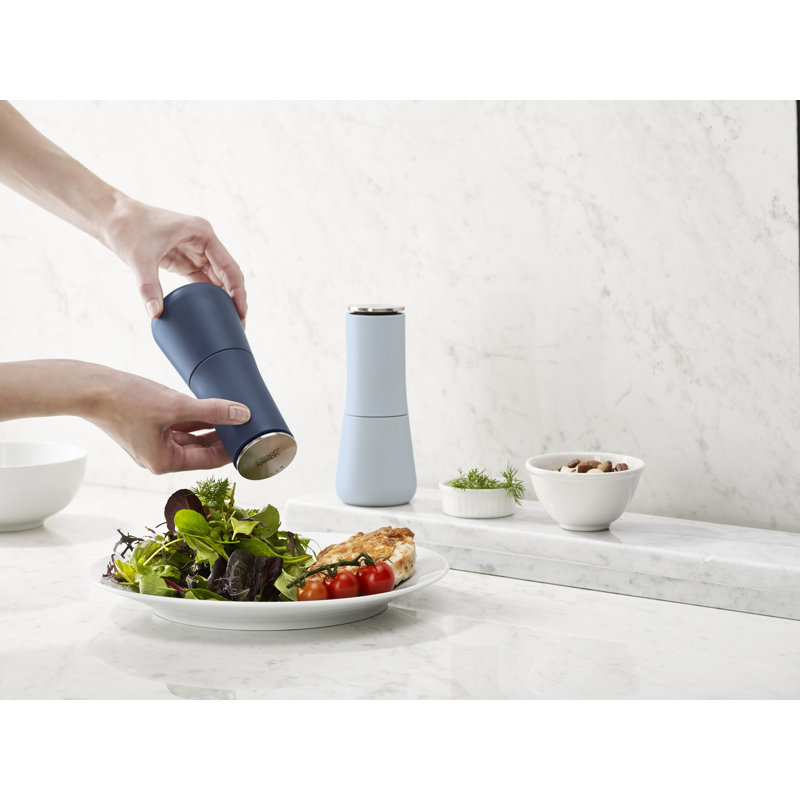 Joseph Joseph Milltop Non-Spill Salt and Pepper Mill Set, Sky