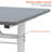 Adjustable study desk suitable for children and adults, height-adjustable, multi-functional home office desk, compact design, desktop dimensions: 60cm × 80cm, white frame, gray tabletop.-1555597345-1555597342