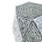 Maverick Hexagon End Table with Diamond Design