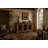 Quint Reclaimed Solid Mango Wood 4-Door Sideboard with Decorative Metal Inlay – 71" Rustic Storage Cabinet 