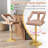 Analis Swivel Upholstered Velvet Adjustable Height Counter Stool-446082681