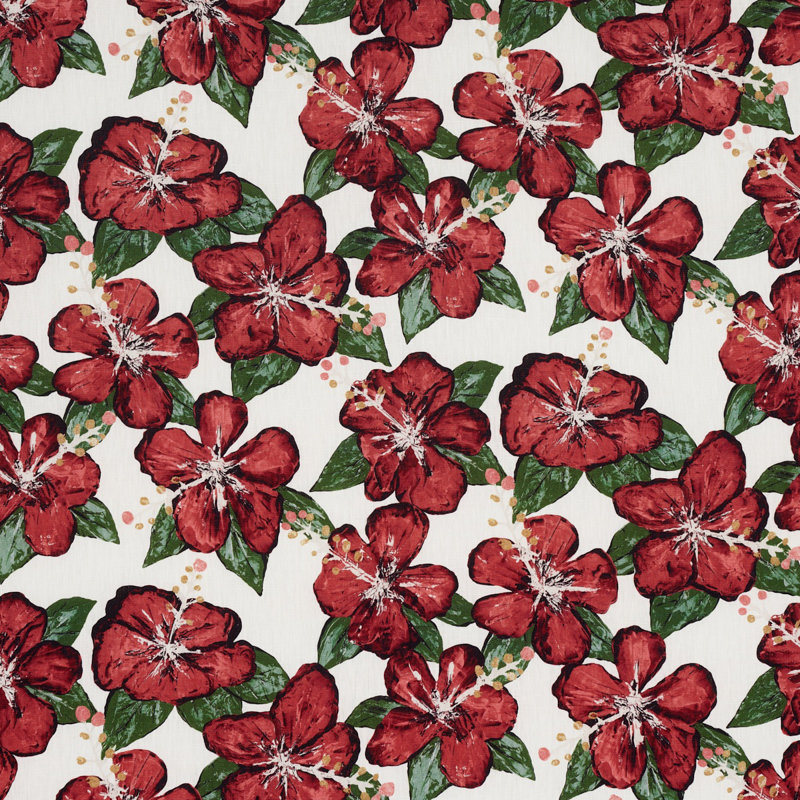 Schumacher x Victor Glemaud Fabienne Fabric, Red