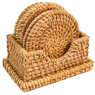 Rattan Solid Colour Round Placemat