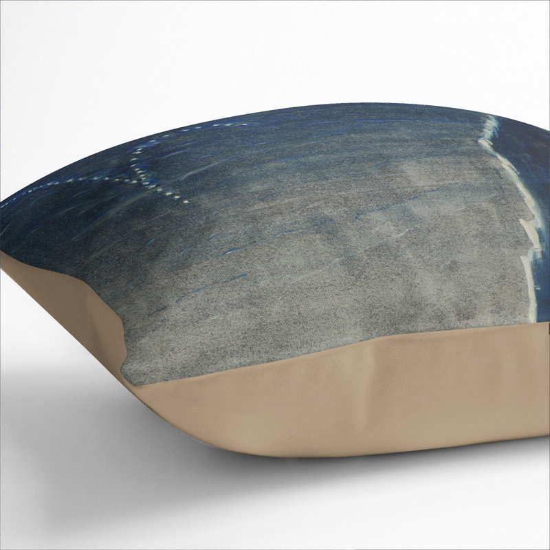 Square Throw Cushion, Stone, 40cm H x 40cm W x 15cm D