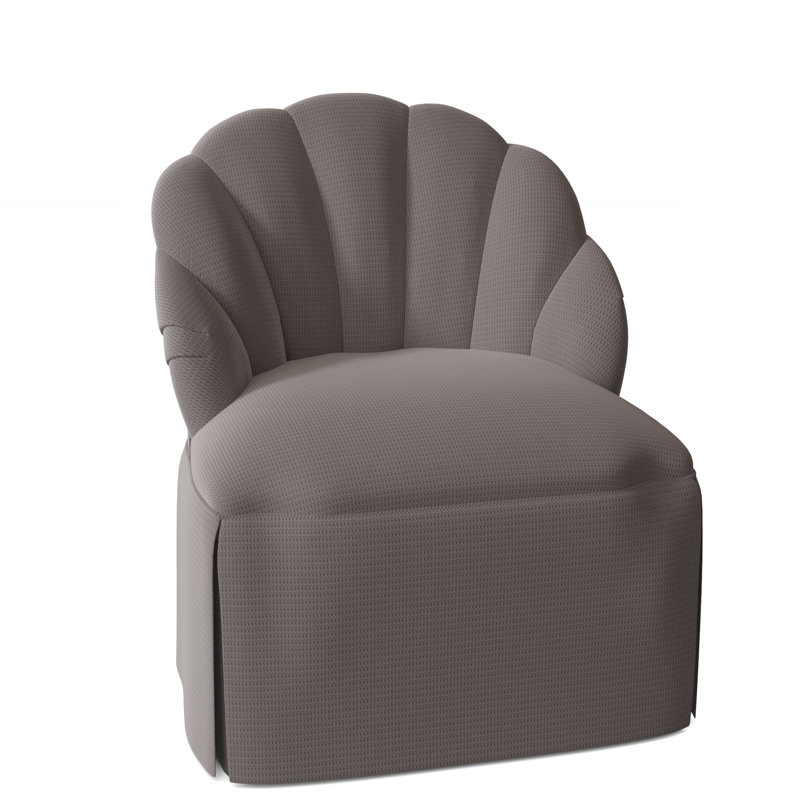 Fauteuil de chambre 27 po Camille, gris