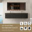 Ensemble de meuble-lavabo mural 72 po avec lavabo flottant 72 po