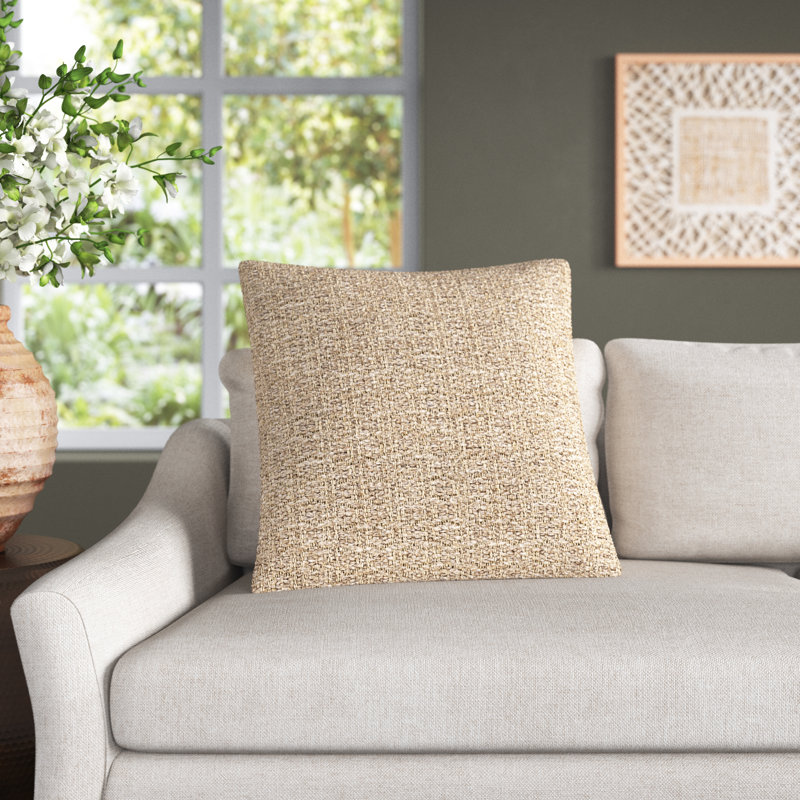 Hemlen Wool Throw Pillow, Down