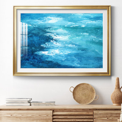 Crashing Waves I - peinture encadrée