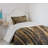 Ambesonne Rustic Bedspread Set Oak Barn Timber Door Brown