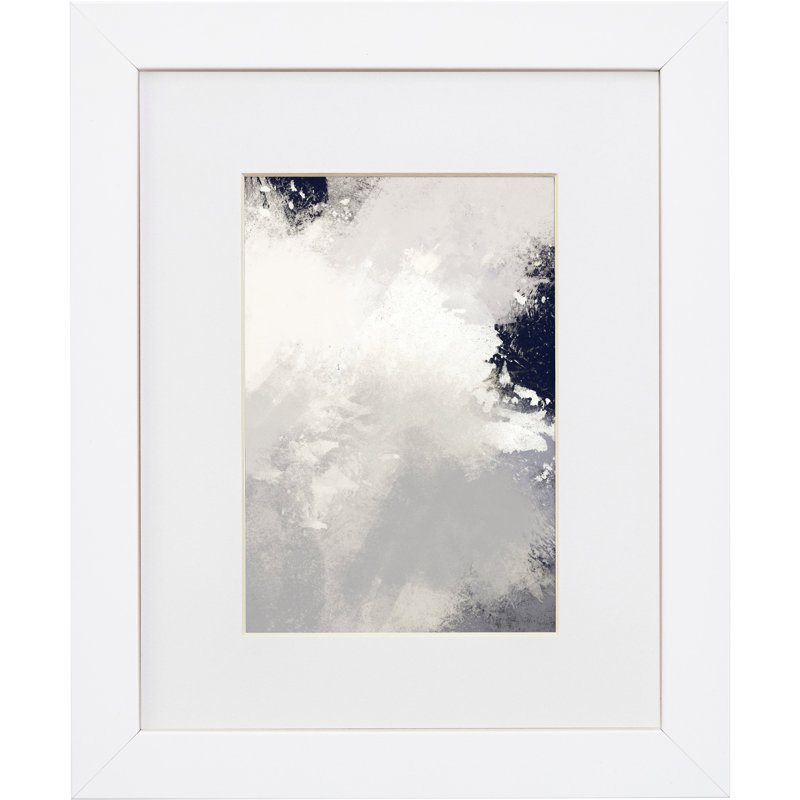 Cadre photo simple Hunziker, Blanc, 20 po x 24 po emmêlé à 16 po x 20 po