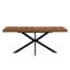 Industrial X-Leg Extendable Dining Table-1207115037
