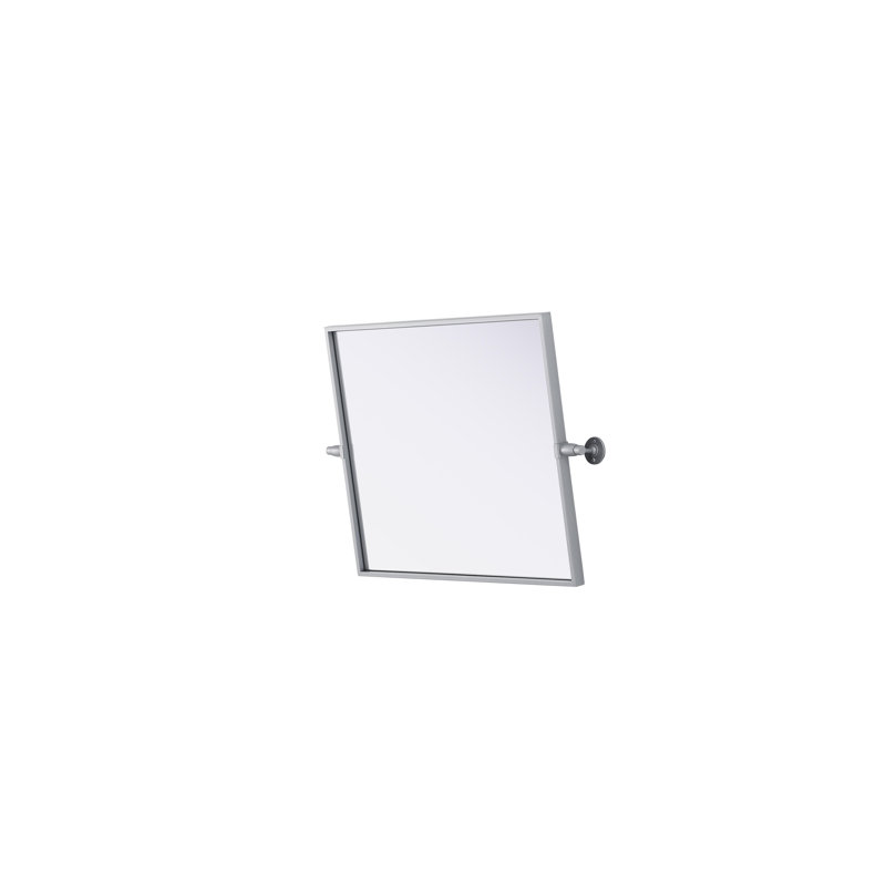 Amoura Pivot Mirror, 24" x 20", Silver