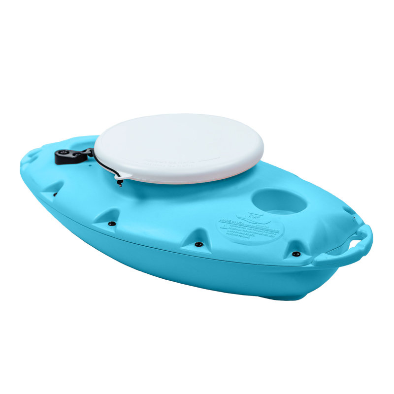 CreekKooler Pup 15 Quart Portable Floating Beverage Water/Can Cooler, Bahama Blue
