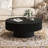 Modern Round Coffee Table with Easy Assembly and Sturdy Base