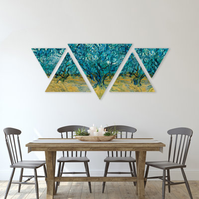 Campi di olivi by Vincent Van Gogh - 1 Piece Painting on MDF