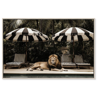 Art Remedy Retro Photography Canvas, Luxe of the Jungle King