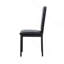 Ensemble de salle à manger en métal avec plateau en faux marbre 5 pièces Furniture - noir, ensemble de salle à manger, table et 4 chaises