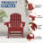 Set Of 6 Hdpe Folding Adirondack Chair-348644800